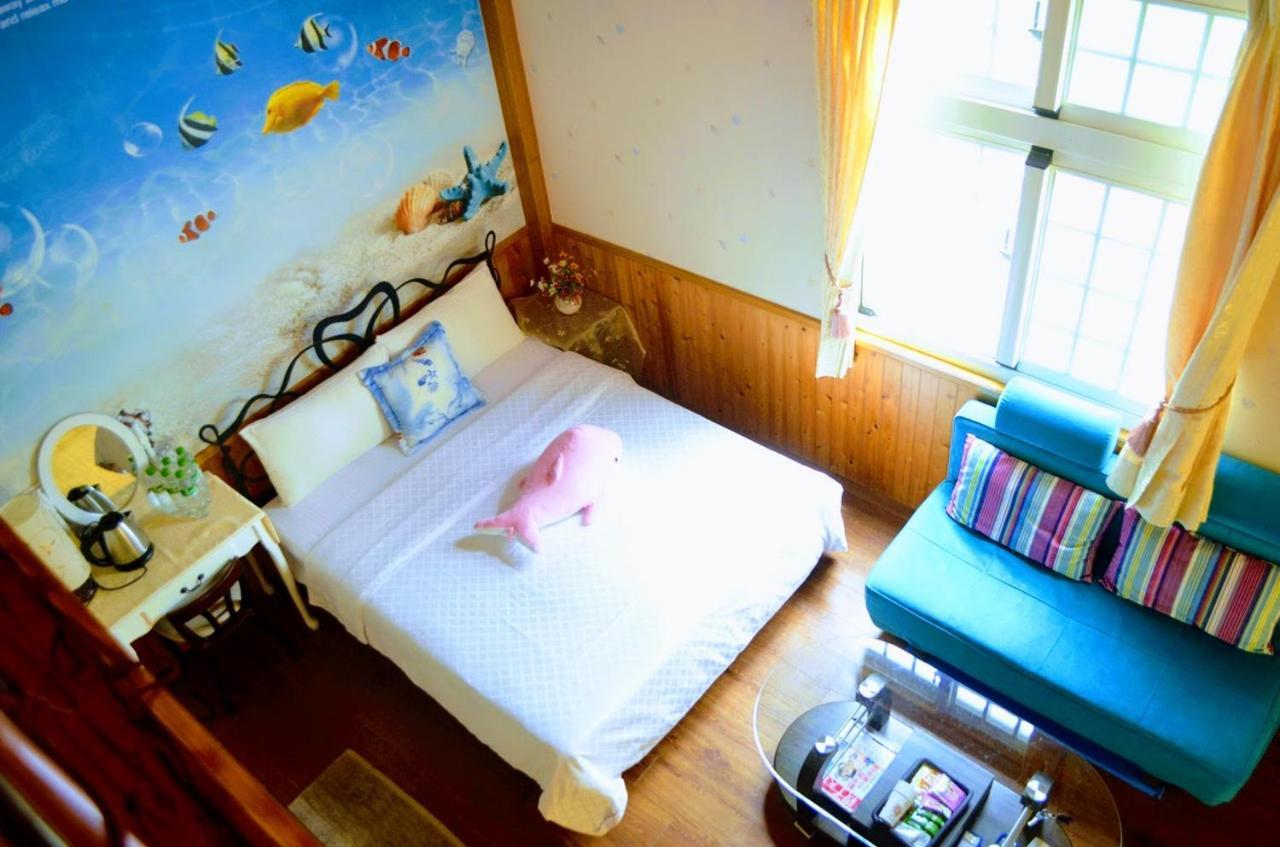 Fish House 宜蘭獨棟別墅 戲水池 生態diy 安農溪自行車 Daire Dongshan  Dış mekan fotoğraf