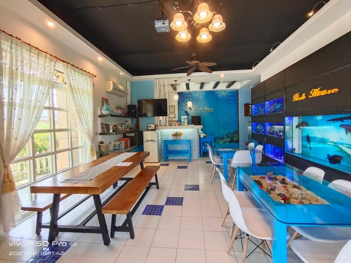 Fish House 宜蘭獨棟別墅 戲水池 生態diy 安農溪自行車 Daire Dongshan  Dış mekan fotoğraf
