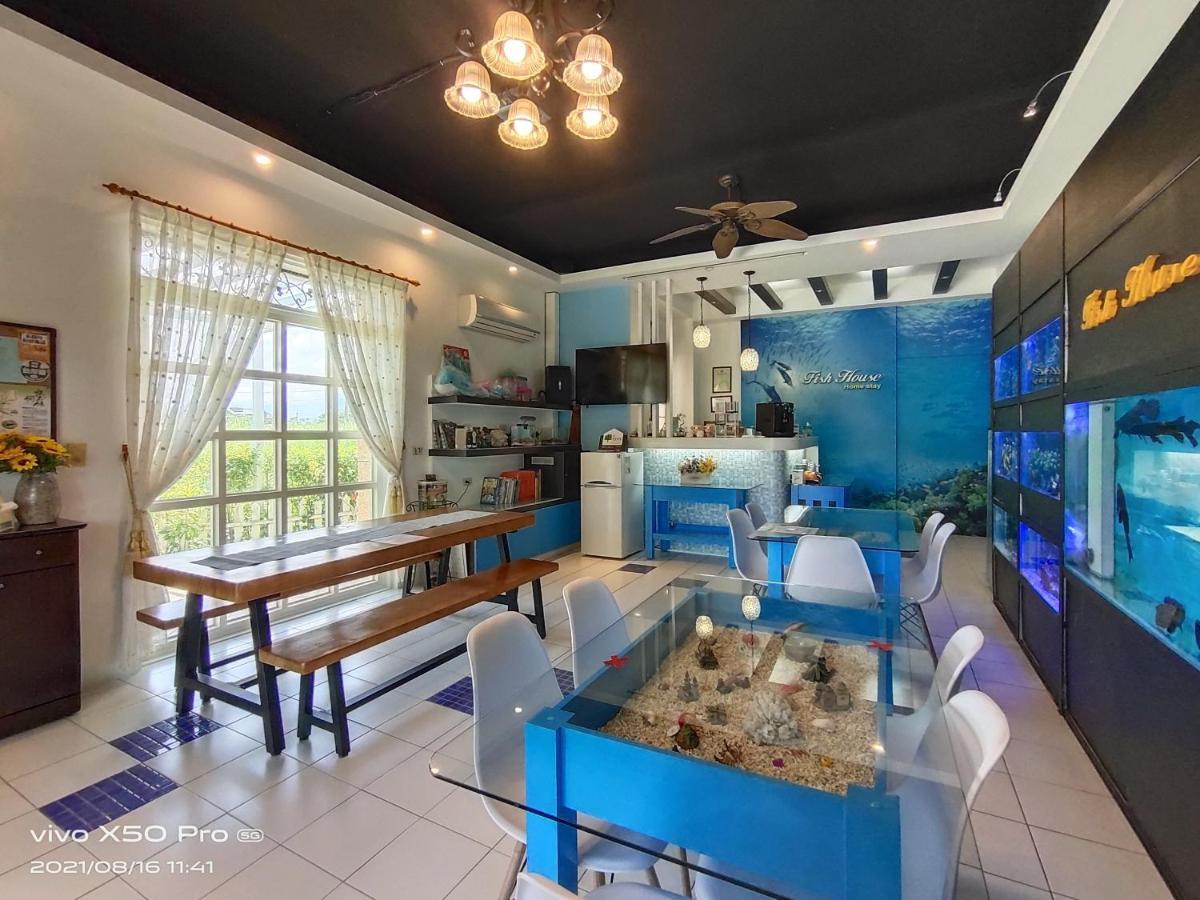 Fish House 宜蘭獨棟別墅 戲水池 生態diy 安農溪自行車 Daire Dongshan  Dış mekan fotoğraf